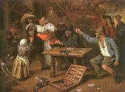 Jan Steen Card Players Quarreling oil painting reproduction